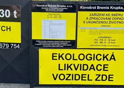 Výkup kovového odpadu Krupka