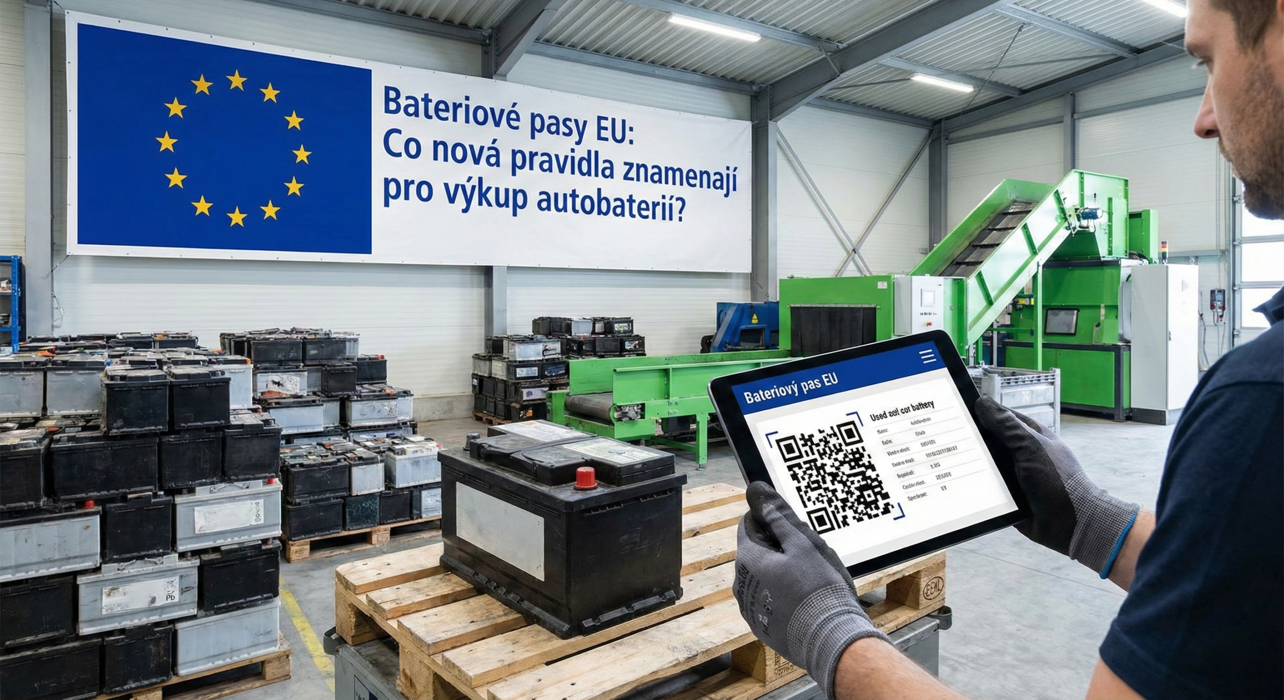 Bateriové pasy EU: Co nová pravidla znamenají pro výkup autobaterií?