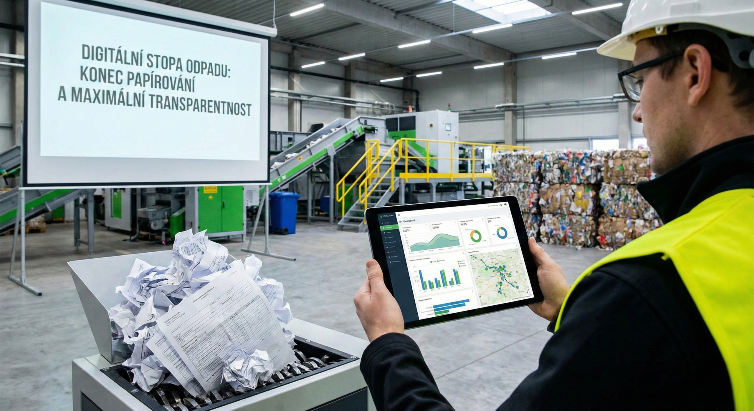 Digitální stopa odpadu: Konec papírování a maximální transparentnost